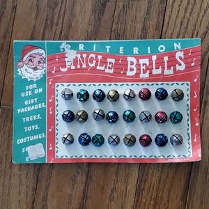 VTG Jingle Bells Miniature Distressed Woolworth Home Christmas Tree Decor